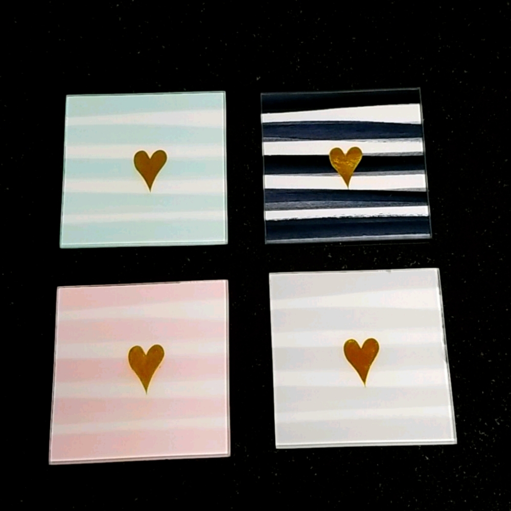 Assorted Glass Coasters